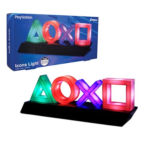 LAMPE LED SONY PLAYSTATION ICONS LIGHT PALADONE GAMER DECO PS4 PS5