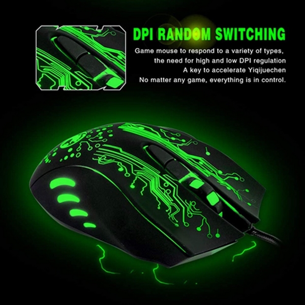 IMice X9 Wired Gaming Mouse (Black 
