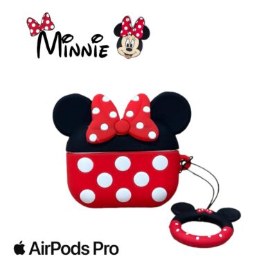 Θήκη για AirPods Pro “Minnie Mouse“ Κόκκινη