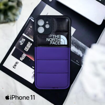 Puffer Θήκη για iphone 11 ''The North Face OEM'' Purple-Black