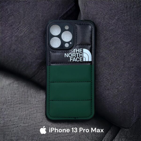 Puffer Case for iphone 13 Pro Max ''The North Face OEM'' Green