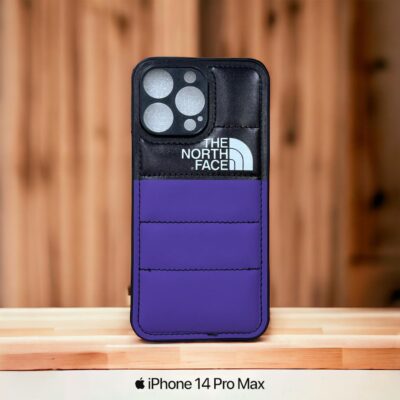 Puffer Θήκη για iphone 14 Pro ”The North Face OEM” Purple-Black PH377