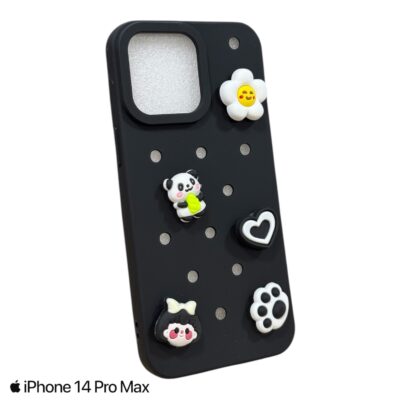 Silicon Case για iPhone 14 Pro Max ''Crocks Black''