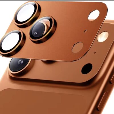 Metal Camera Protector Iphone 17 Pro Max Orange