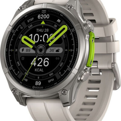 Zeblaze Vibe 8 Stainless Steel 49mm Αδιάβροχο Smartwatch με Παλμογράφο (Γκρι)